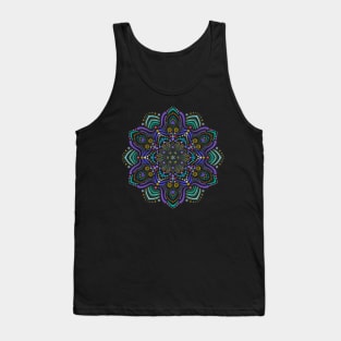 Ornate Metallic Mandala Tank Top